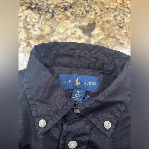 NWT Ralph Lauren Toddler Boys Button Up Holiday Shirt